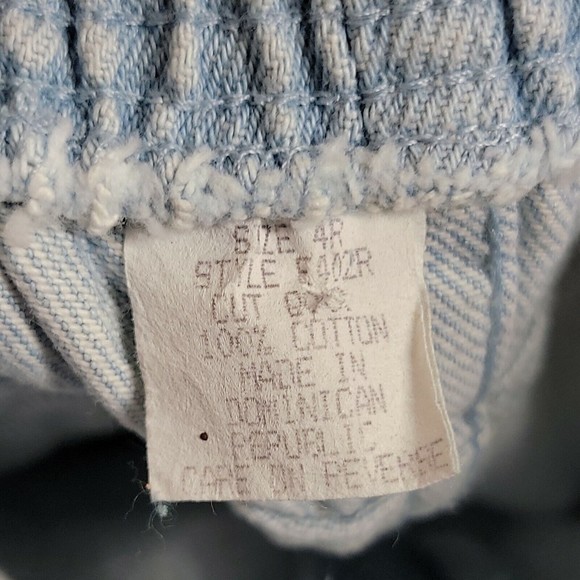 Canteen By Camp Beverly Hills Vintage Jeans ~ Sz 4 ~ Stretchy Waist ~ Light - Picture 5 of 8